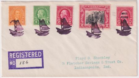 US Kentucky, Boat 632, 634,  642, 646, 651 Fancy Cancel Cover, Boat