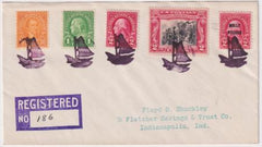 US Kentucky, Boat 632, 634,  642, 646, 651 Fancy Cancel Cover, Boat
