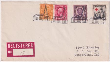 US Kentucky, Church 601, 634, 642, 702 Fancy Cancel Cover, Church