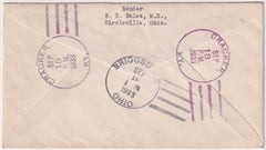 US Kentucky, Cracker 726, 732, U436 Fancy Cancel Cover, Firecracker Cancel