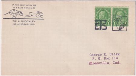 US Kentucky, Ed    Fancy Cancel Cover,  "ETS" and Duck in Sqaure