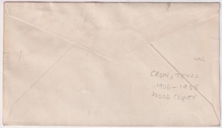 US Texas, Crow 763 Fancy Cancel Cover, Colorful Crow Cancel