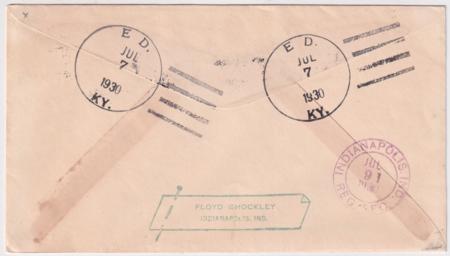 US Kentucky, Ed 564, 632, 634 Fancy Cancel Cover, Swastika