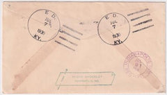 US Kentucky, Ed 564, 632, 634 Fancy Cancel Cover, Swastika