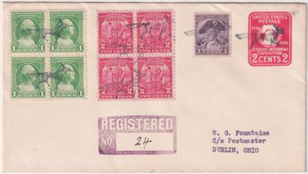 US Arkansas, Fox 704, 708, 717, U522 Fancy Cancel Cover, Fox