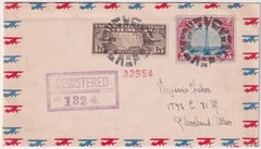 US Ohio, Crestline C8, C11 Fancy Cancel Cover, Circle of Geometric Shapes