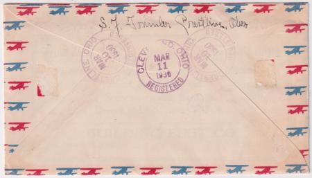 US Ohio, Crestline C8, C11 Fancy Cancel Cover, Circle of Geometric Shapes