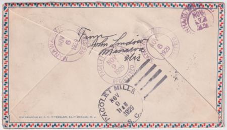 US Wisconsin, Manawa 650, C7, C11 Fancy Cancel Cover, Crossroads