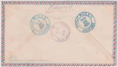 US South Carolina, Pacolet Mills C10, C11 Fancy Cancel Cover, Torch, Fire