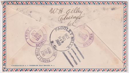 US Ohio, Troy 650, C11 Fancy Cancel Cover, Starburst