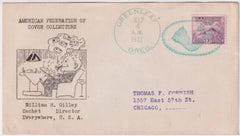 US Oregon, Greenleaf 727 Fancy Cancel Cover, Arm