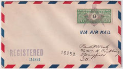US Pennsylvania, Sharon C9 Fancy Cancel Cover, Freemason, Compass