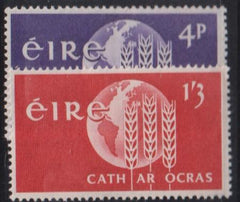 Ireland 186-87 Wheat Emblem and Globe Set