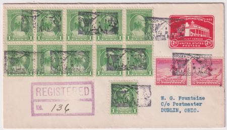 US Arkansas, Sweet Home 704,  716, U526 Fancy Cancel Cover, House