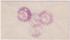 US Connecticut, New Haven 623 Fancy Cancel Cover, Wreath