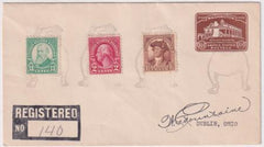 US Idaho, Yale 623, 634, 706, U524 Fancy Cancel Cover, Bull Dog