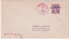 US Illinois, America 708 Fancy Cancel Cover, Labor Day