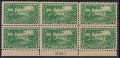 US 617 Modern Plate block num 16800