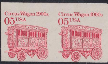 US 2452c US Errors Post 1931 - Date  Imperf Pair Mint F $250