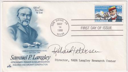 US 1988 C118 FDC Signed by Richard Peterson