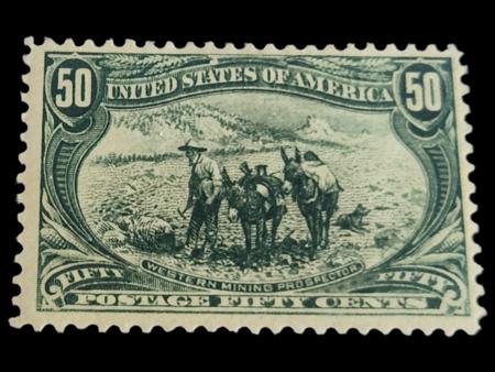 US Early commemoratives 291 Almost invisible hinge mark PF cert Mint F-VF