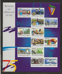 Ireland 1096 Irish State 75th Anniv. Type of 1997 Sheet