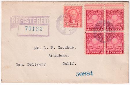 US California, Pasadena 641, 655 Fancy Cancel Cover,  Deer