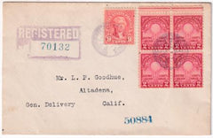 US California, Pasadena 641, 655 Fancy Cancel Cover,  Deer