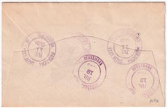US California, Pasadena 641, 655 Fancy Cancel Cover,  Deer