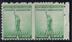 US Errors And Proofs After 31 # 899 Horizontal pair, Imperf rate betweeen