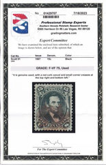 US Classics #91 Beautiful Centering, faint corner crease UR & LL so PSE Cert Downgrades it to a "75" Cat value $575