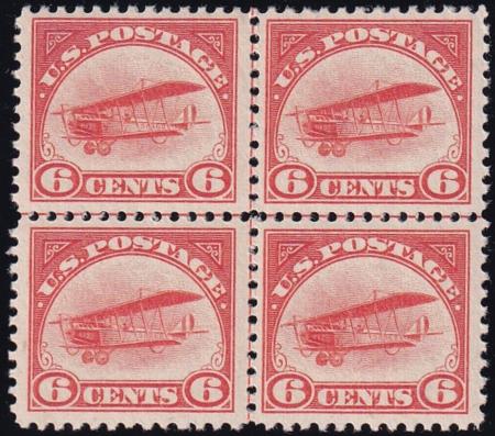 US Airmails #C1 MINT VF   LH, NH, Center line block LL stamp VF-XF NH  Cat Value  $330 As singles