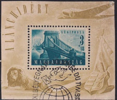 Hungary #CB2  USED VF UR Corner Worn Cat Value  $120