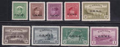 Canada #O1-10 MINT NH VF Pristine handpicked XF set Cat Value  $306