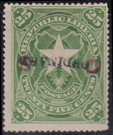 Liberia #76 MINT HINGED signed stolow Cat Value  $42.50