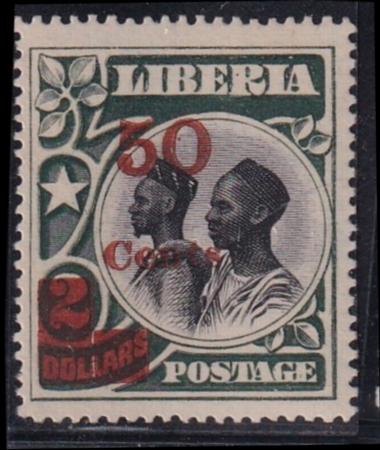 Liberia #147 MINT LH key stamp Cat Value  $800