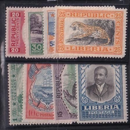 Liberia #183-94 MINT HINGED Complete set Cat Value  $87.65