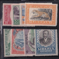 Liberia #183-94 MINT HINGED Complete set Cat Value  $87.65