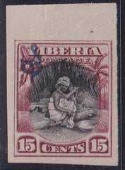 Liberia #O63var MINT HINGED imperf
