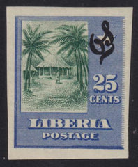 Liberia #O65var MINT HINGED imperf