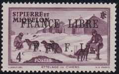 St Pierre and Miquelon #224 MINT NH  XF Choice - Signed twice Cat Value $110 + NH