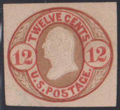 US Postal Stationery and Cut Squares #U42 MINT  FINE Light pen Scott # on reverse Cat Value: $180