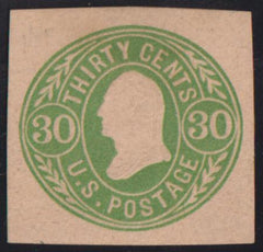 US Postal Stationery and Cut Squares #U72 MINT  F  Cat Value: $80