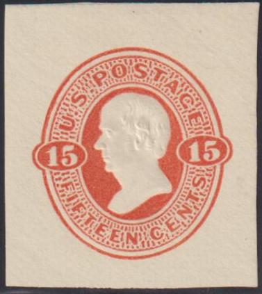 US Postal Stationery and Cut Squares #U97 MINT  F - VF PFC 34x38 mm Cat Value: $160