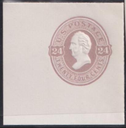 US Postal Stationery and Cut Squares #U99 MINT  SUP 50x50 mm FC Cat Value: $110