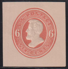 US Postal Stationery and Cut Squares #U183a MINT  VF - XF Vermillion Cat Value: $45