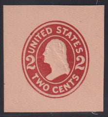 US Postal Stationery and Cut Squares #U408a MINT  XF Die 2 Special. 2 Distinct locks in Hair VF  Cat Value: $375