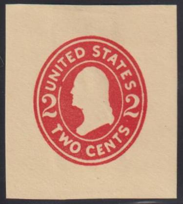 US Postal Stationery and Cut Squares #U412f MINT  XF - SUP Die 7 Cat Value: $35