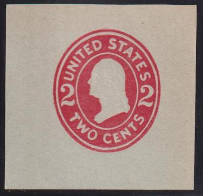 US Postal Stationery and Cut Squares #U414g MINT  SUPERB Die 8 Cat Value: $37.5