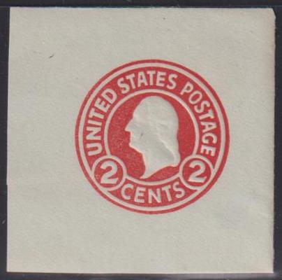 US Postal Stationery and Cut Squares #U432d MINT  SUPERB Die 4 FC Cat Value: $60
